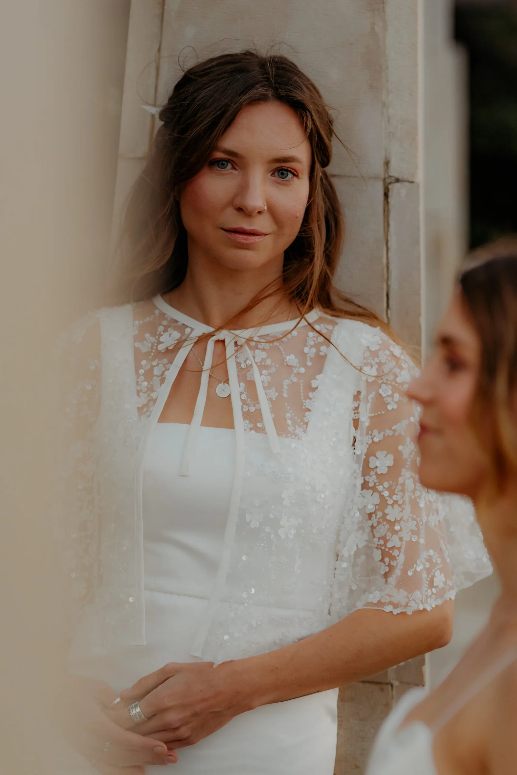 Robe de mariée Victoire coupe droite en satin-robe modulable